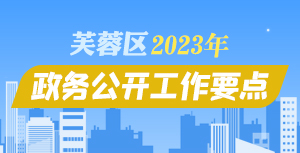 芙蓉区2023年政务公开工作要点